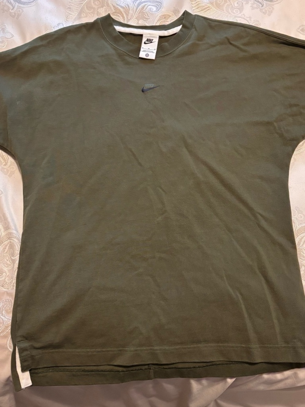 Nike Olive Green Short Sleeve Tee Sz M